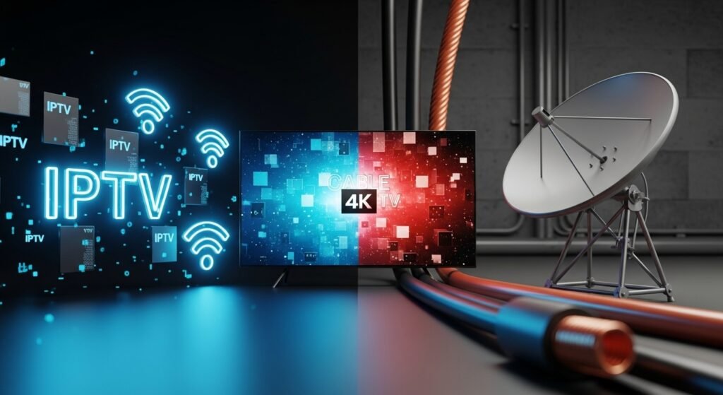 difference between ip tv greek and cable tv