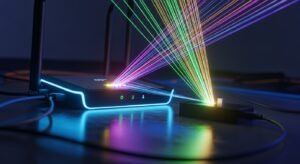 Σύνδεση οπτικής ίνας με router για την υποστήριξη 4K ροής στην ελληνική IPTV.