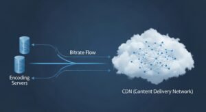 Technical diagram of Greek IPTV streaming infrastructure