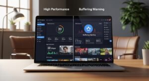 Comparison between high quality and low quality Greek IPTV services