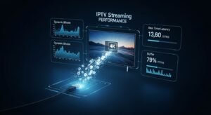 Διάγραμμα bitrate και latency σε IPTV Greek TV streaming